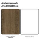 Armário Aéreo 40 Cm 1 Porta Rustic/branco Vik Madesa