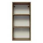 Armário Aéreo 40 X 83 Cm 1 Porta Rustic/branco Veludo Lux Mad