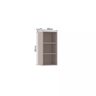 Armário Aéreo 40cm 1 Porta Stylo Luciane Móveis - Cinammon/te