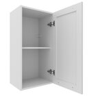 Armário Aéreo 40cm Em Mdf Com 1 Porta Almofada Branco
