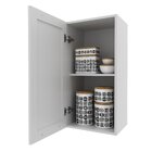 Armário Aéreo 40cm Em Mdf Com 1 Porta Almofada Branco