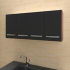 Armario Aereo 4 Portas E Balcao 120cm Mobbs