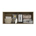 Armário Aéreo 4 Portas Kappesberg Adapt Nogueira 175cm