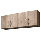 Armário Aéreo 4 Portas Para Cozinha 160cm Castanho/avelã - We