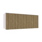 Armário Aéreo 4 Pts Kappesberg Adapt Branco/nogueira 175cm