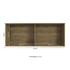 Armário Aéreo 4 Pts Kappesberg Adapt Nogueira/branco 175cm