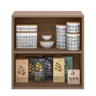 Armário Aéreo 58cm 1 Porta Etna Carvalho Oak/off White - Poli