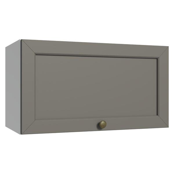 Armário Aéreo 60 Cm 1 Porta Basculante Branco/cinza Vik Madesa