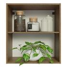 Armário Aéreo 60 Cm Com 2 Nichos Abertos Para Cozinha Madesa