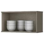 Armário Aéreo 60cm 1 Porta 100% Mdf Connect Duna/cristal - He