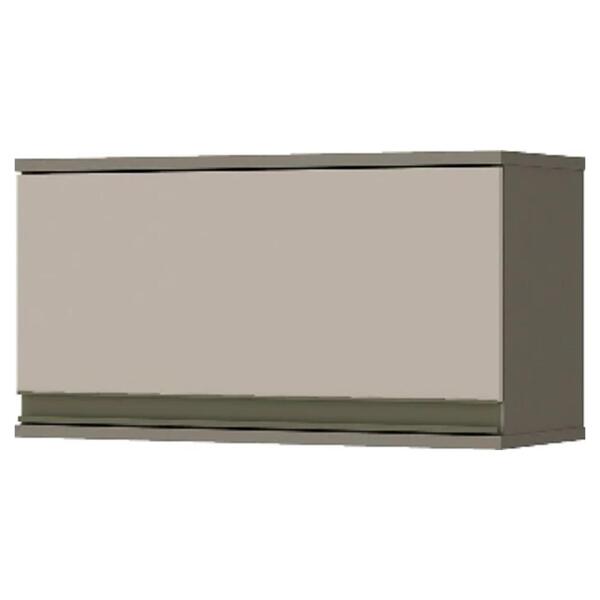 Armário Aéreo 60cm 1 Porta 100% Mdf Connect Duna/cristal - He