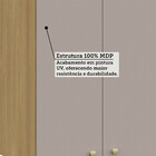 Armário Aéreo 60cm 2 Portas Elegance Luciane Móveis