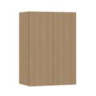 Armário Aéreo 2 Portas 60x85x33cm Madeira Freijó Slim Luciane