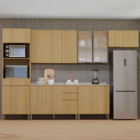 Armário Aéreo 1 Porta 60x85x42cm Madeira Freijó Slim Luciane