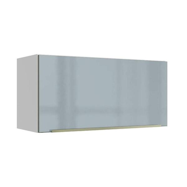 Armário Aéreo 70 Cm 1 Porta Branco/cinza Lux Madesa