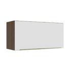 Armário Aéreo 70 Cm 1 Porta Rustic/branco Veludo Lux Madesa