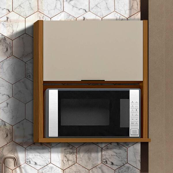 Armário Aéreo 70 Cm Para Cozinha Nature Off White Peph Shop Jm