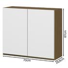 Armario Aereo 70cm 02 Portas 2002102 Armoveis