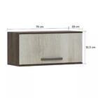 Armário Aéreo 70cm 1 Porta Basculante Sara Luciane Móveis - C