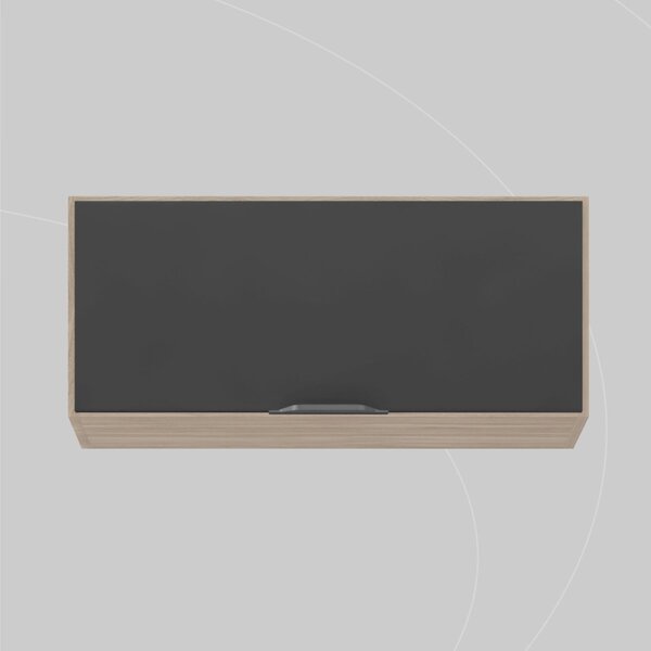 Armário Aéreo 70cm 1 Porta Firenze Avena Touch/grafito