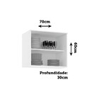 Armário Aéreo 70cm 2 Portas Dora Luciane Móveis