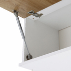 Armário Aéreo 1 Porta Basculante 70x30x30cm MDP Carvalho Gabi Luciane