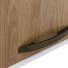 Armário Aéreo 1 Porta Basculante 70x30x30cm MDP Carvalho Gabi Luciane