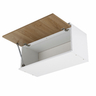 Armário Aéreo 1 Porta Basculante 70x30x30cm MDP Carvalho Gabi Luciane