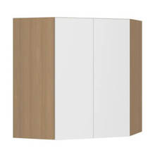 Armário Aéreo 2 Portas 74x85x74cm Madeira Freijó Slim Luciane