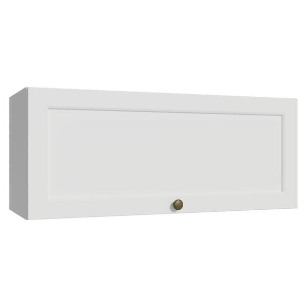 Armário Aéreo 80 Cm 1 Porta Basculante Branco Vik Madesa
