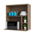 Armário Aéreo 80 Cm 1 Porta Basculante Nicho Micro Conjugado