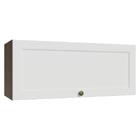 Armário Aéreo 80 Cm 1 Porta Basculante Rustic/branco Vik Made