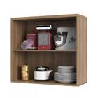 Armário Aéreo 80 Cm 2 Portas De Abrir 1 Prateleira Mel Lucian