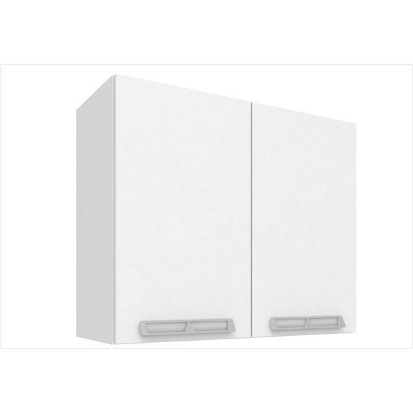 Armário Aéreo 80 Cm Com 02 Portas Cz408 Branco - Art In Móveis