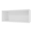 Armário Aéreo 80 Cm Nicho Aberto Para Cozinhas Lux, Glamy, Ag