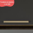 Armário Aéreo 80cm 1 Porta Basculante Avelã  Mel/grafite