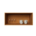 Armário Aéreo 80cm 1 Porta Basculante Cozinha Milão Freijó Ro