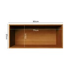 Armário Aéreo 80cm 1 Porta Basculante Ripada Cozinha Milão Fr