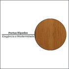 Armário Aéreo 80cm 1 Porta Basculante Ripada Cozinha Milão Fr