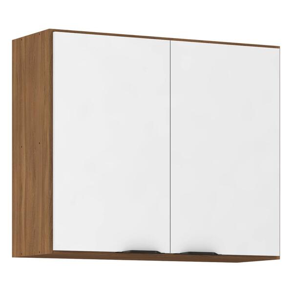 Armário Aéreo 80cm 2 Portas 1 Prateleira Firenze D02 Amendola