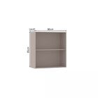 Armário Aéreo 80cm 2 Portas 1 Prateleira Stylo Luciane Móveis