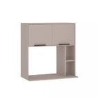 Armário Aéreo 80cm 2 Portas Com Espaço Para Forno Ou Micro -