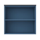 Armário Aéreo 80cm 2 Portas Cozinha Flórida Azul Órion