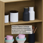 Armário Aéreo 80cm 2 Portas Elegance Luciane Móveis