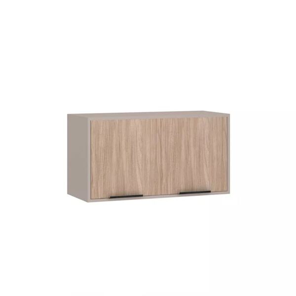 Armário Aéreo 80cm 2 Portas Stylo Luciane Móveis - Cinammon/c