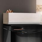 Armário Aéreo 80cm Com Porta Basculante Malbec Avelã Karen Pe