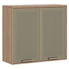 Armário Aéreo 80cm Luciane Yara 2 Portas Com Vidro 1309