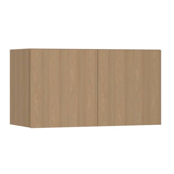 Armário Aéreo 2 Portas 80x42,5x33cm Madeira Freijó Slim Luciane