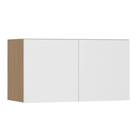 Armário Aéreo 2 Portas 80x42,5x33cm Madeira Freijó Slim Luciane