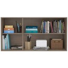 Armário Aéreo 90cm 3 Portas Karen Malbec/avelã L22 - Peternel